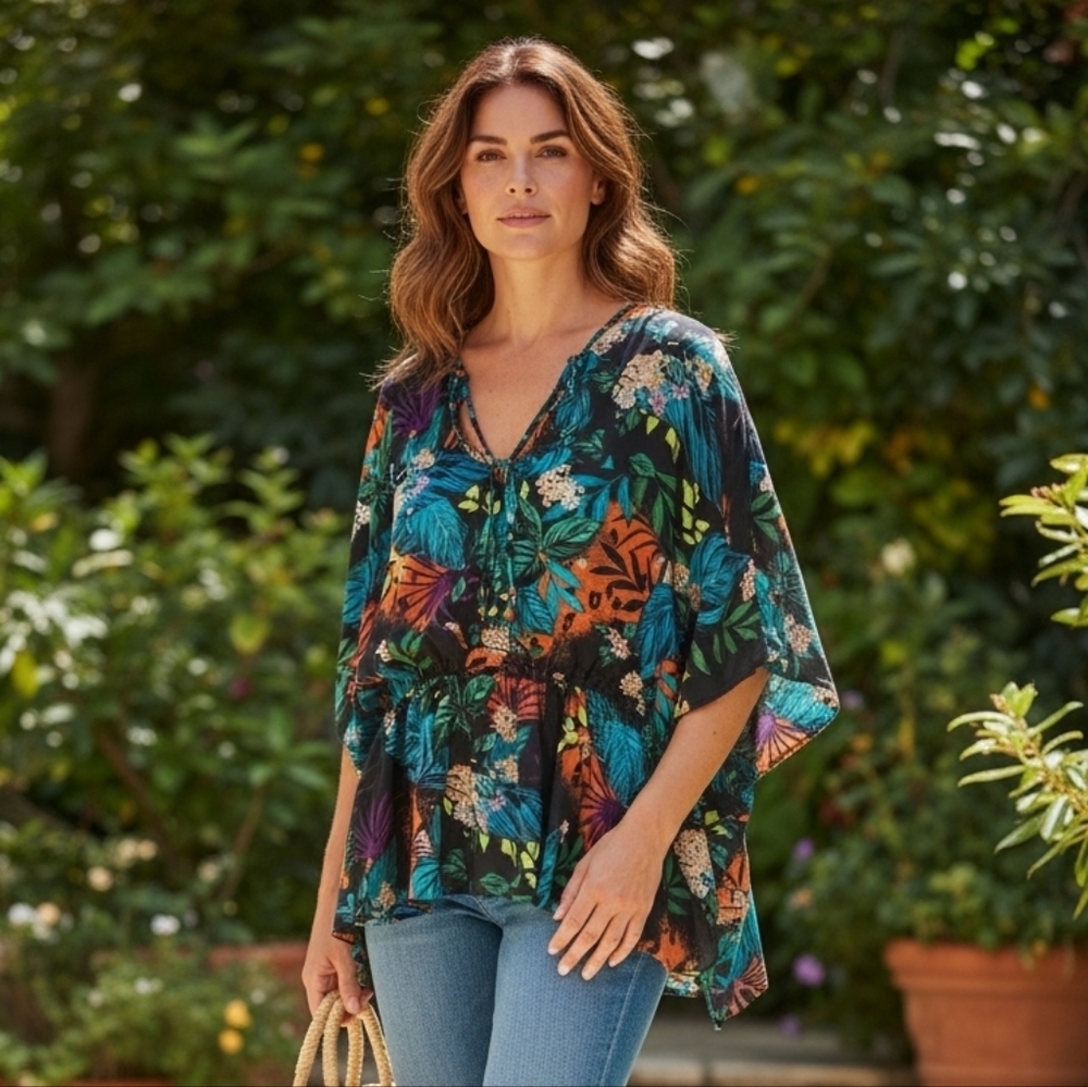 Miss Tina XL/XG (16-18) Multicolor Top